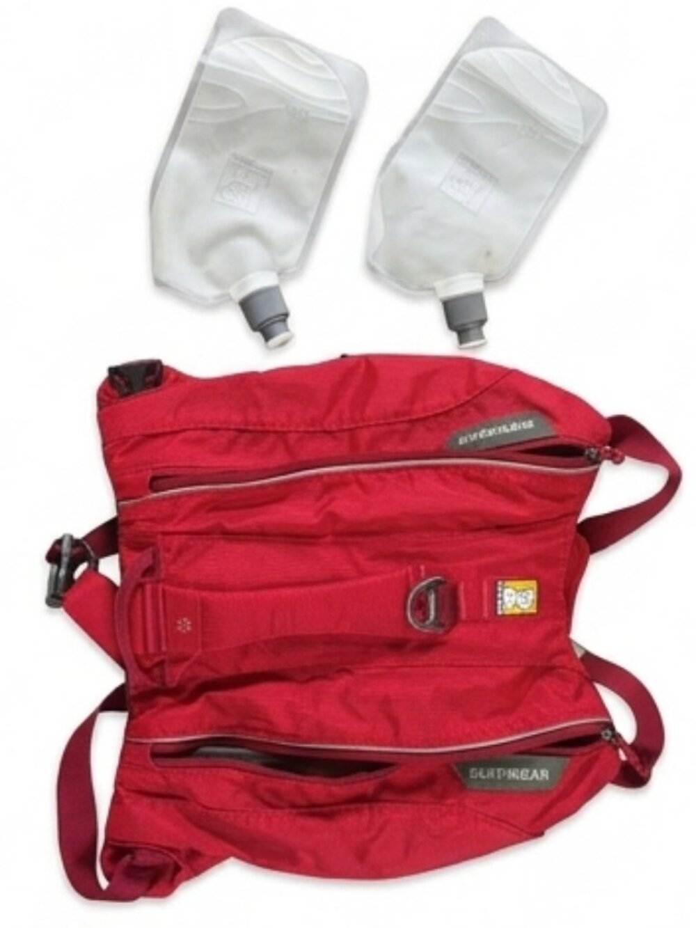 Ruffwear Singletrak Dog Pack - Red/Grey